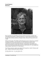 Grant Simpson Promo Sheet